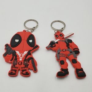 Deadpool Double Side Soft Rubber Keychain
